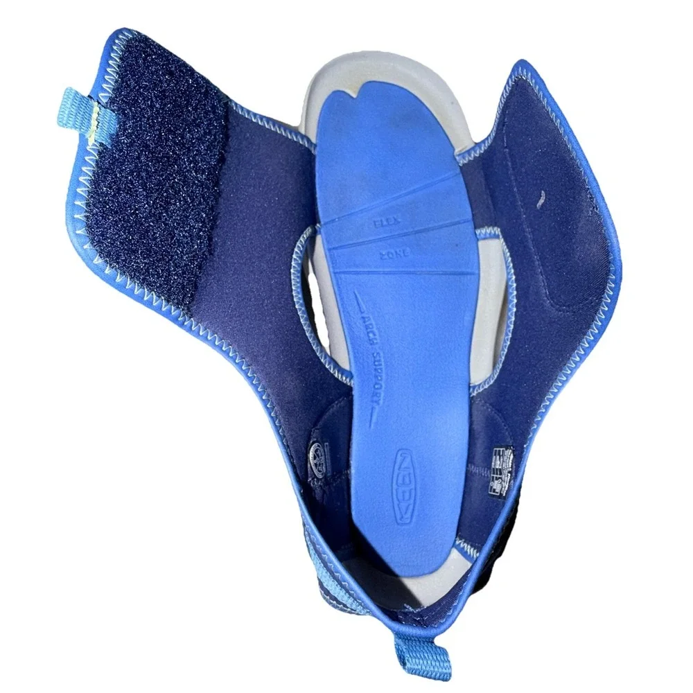 Keen Knotch River Open Toe Blue Water Shoe Sandal Walking Hiking Gorpcore Size 6